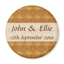 Save The Date Patterned Magnet