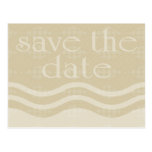 save the date : patterned waves : post cards