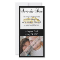 Save the Date Photo Card