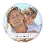 Save the Date Photo Magnet