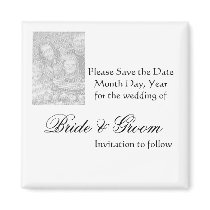 Save the Date Photo Magnet... magnets