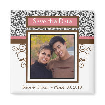Save the Date photo magnets