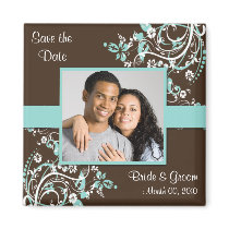 Save the Date photo magnets