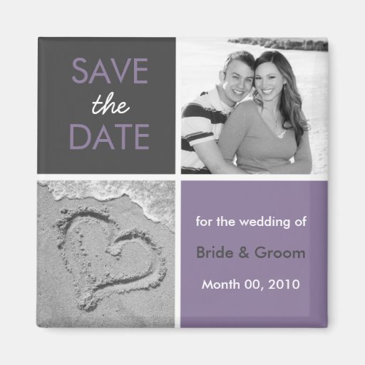 Save the Date photo magnets