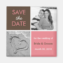 Save the Date photo magnets
