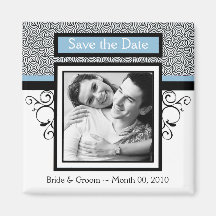Save the Date photo magnets