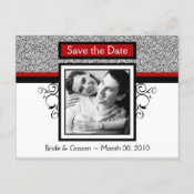 Save the Date photo postcards postcard