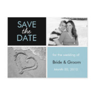 Save the Date photo postcards postcard