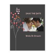 Save the Date Photo postcards, love birds by Classic_Events Save the Date Photo postcards, love birds