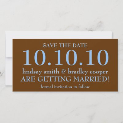 SAVE THE DATE photo cards