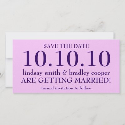 SAVE THE DATE photo cards