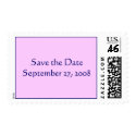 Save the Date - Pink postage
