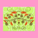 Save the Date -Poppies With an Edge postcards