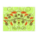 Save the Date -Poppies With an Edge postcards