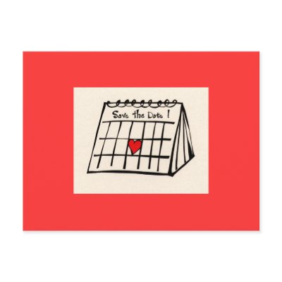 Save the date post card
