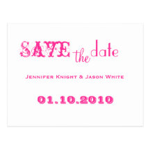 Save the date post card