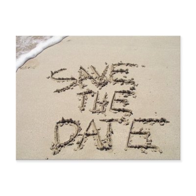 Save the Date post-card Postcard