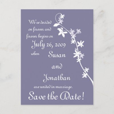 Save the Date! Post Cards