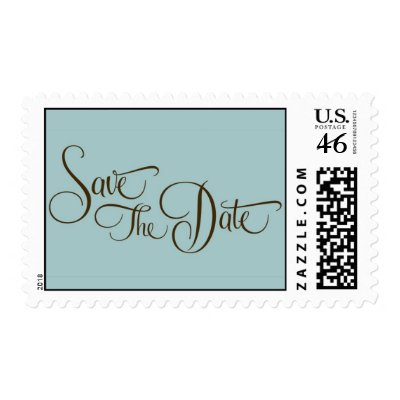 Save The Date Postage Stamps