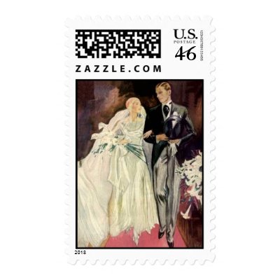 Save the Date Postage Stamp