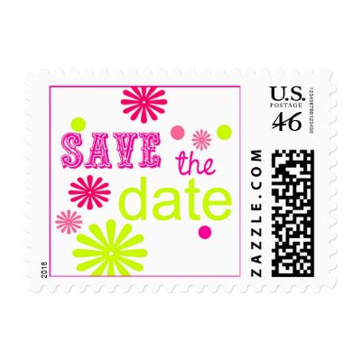 save the date postage stamps