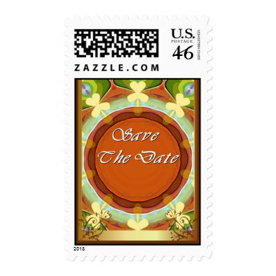 Save The Date Postage Stamp