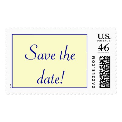 Save the date! stamp