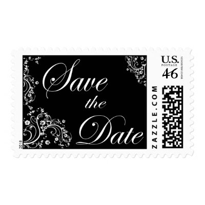Save the Date Postage Stamp