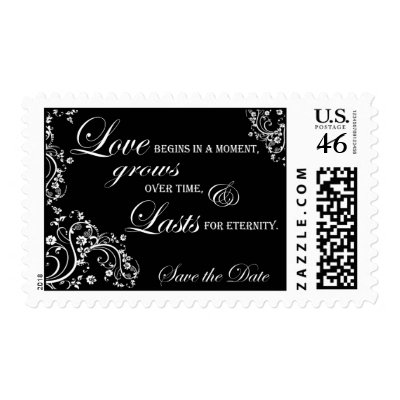 Save the Date Postage Stamp