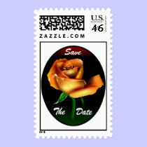 Save the Date Postage Stamp stamps