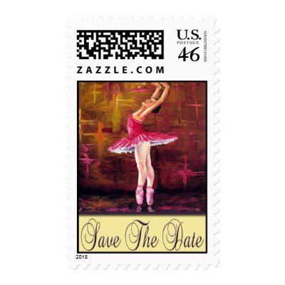 SAVE THE DATE POSTAGE STAMP
