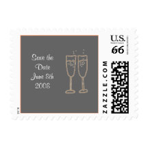 Save the Date Postage Stamp