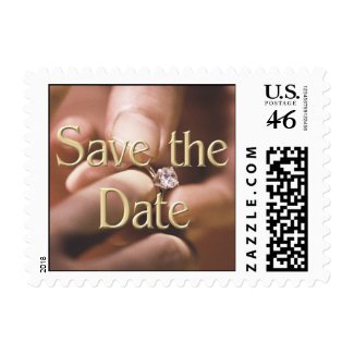 Save the Date postage stamps stamp