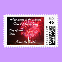 Save the Date - postage stamps by Horseshoes3 Save the Date - postage stamps
