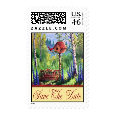 SAVE THE DATE POSTAGE STAMPS