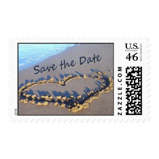 Save the Date postage stamps stamp