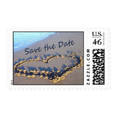 Save the Date postage stamps by photoinspiration