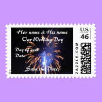 Save the Date - postage stamps by Horseshoes3 Save the Date - postage stamps