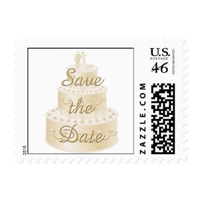Save the Date postage stamps