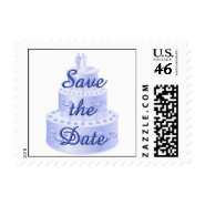 Save the Date postage stamps stamp