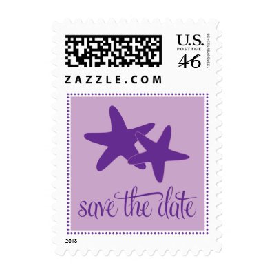 Save the Date Postage with Starfish