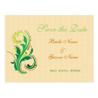 Save the date postal cards for weddings postcard