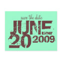 Save the Date postcards