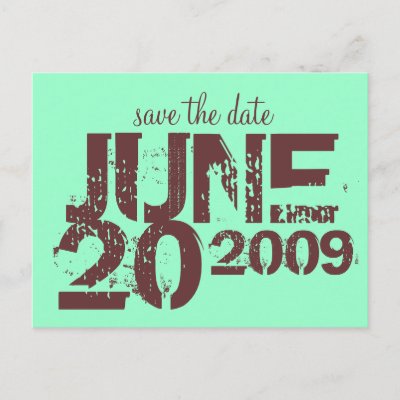 Save the Date postcards