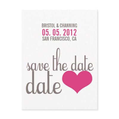 SAVE THE DATE Postcard
