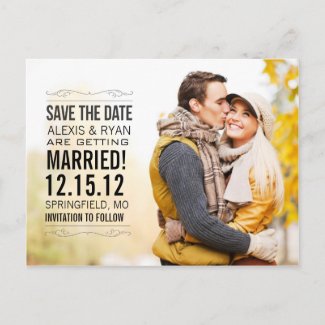 Save The Date Postcard