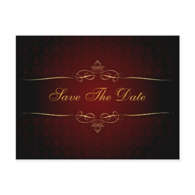 Save the date postcard