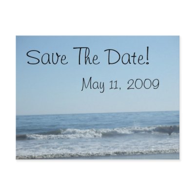 Save The Date! Postcard