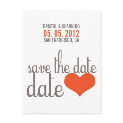 SAVE THE DATE Postcard