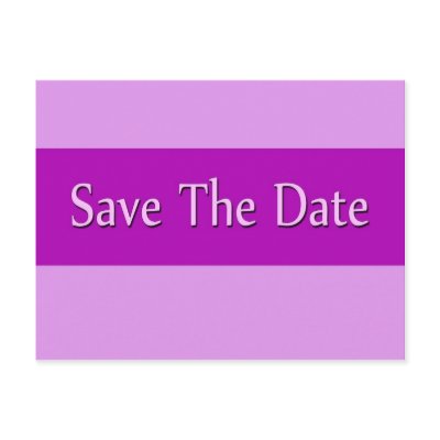 Save The Date Postcards